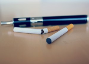 electronic cigarette & cigarette