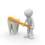 cleaning tooth illustration