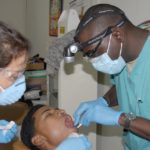 dentist with patient