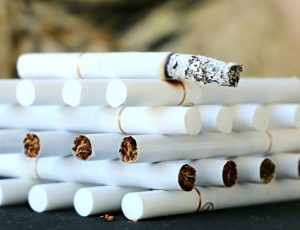 stacked cigarettes